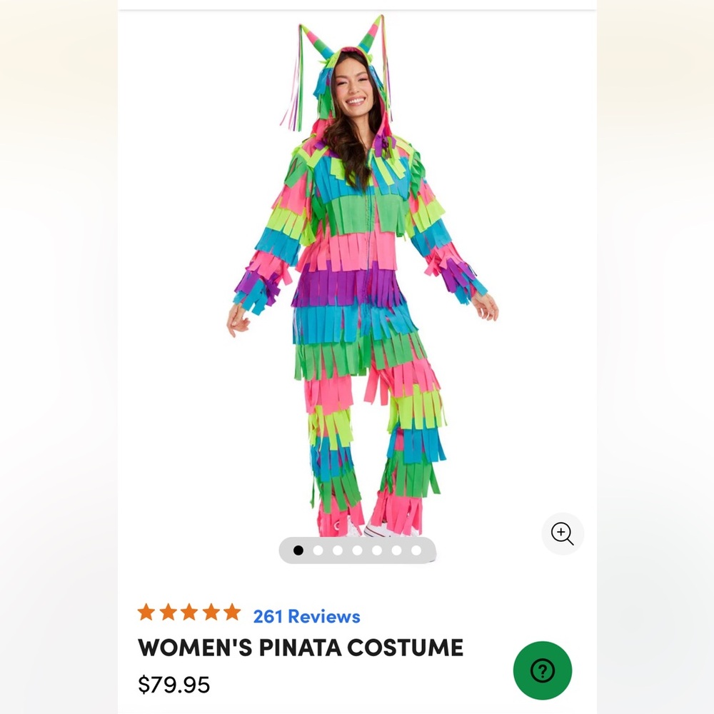 Tipsy elves piñata Halloween costume sz medium